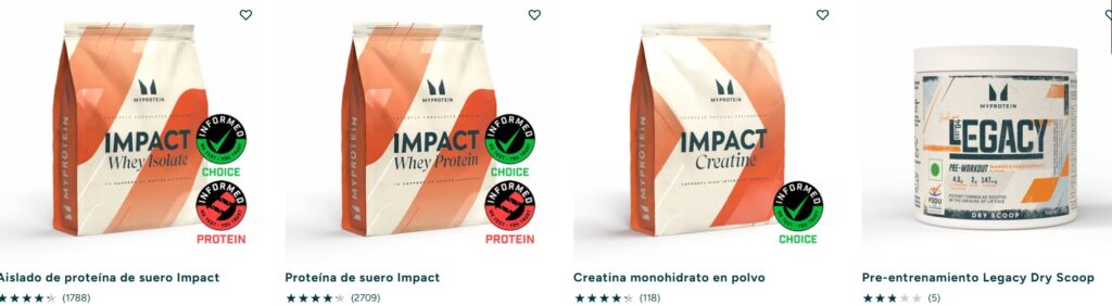 Productos en tendencia para probar con el código de referido de Myprotein “ASISH-R3L”