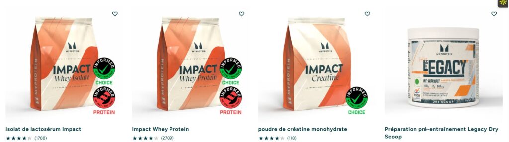 Produits tendance à essayer avec le code de parrainage Myprotein « ASISH-R3L »
