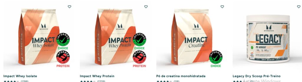 Produtos em alta para experimentar com o Código de Referência Myprotein “ASISH-R3L”