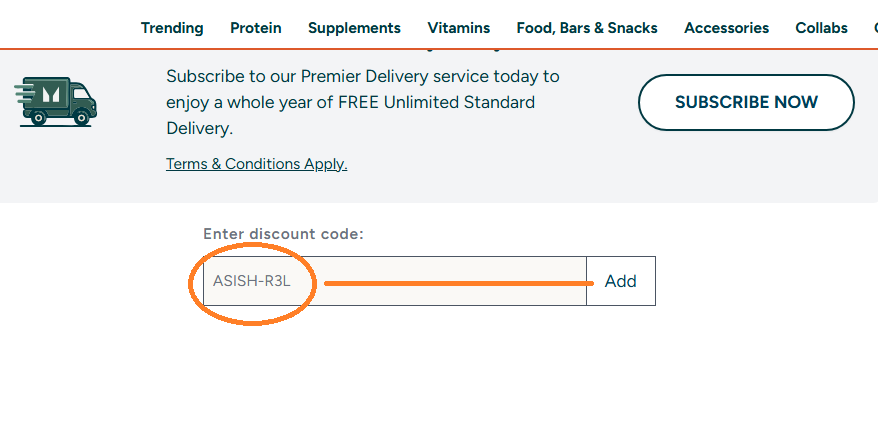 Myprotein Referral Code